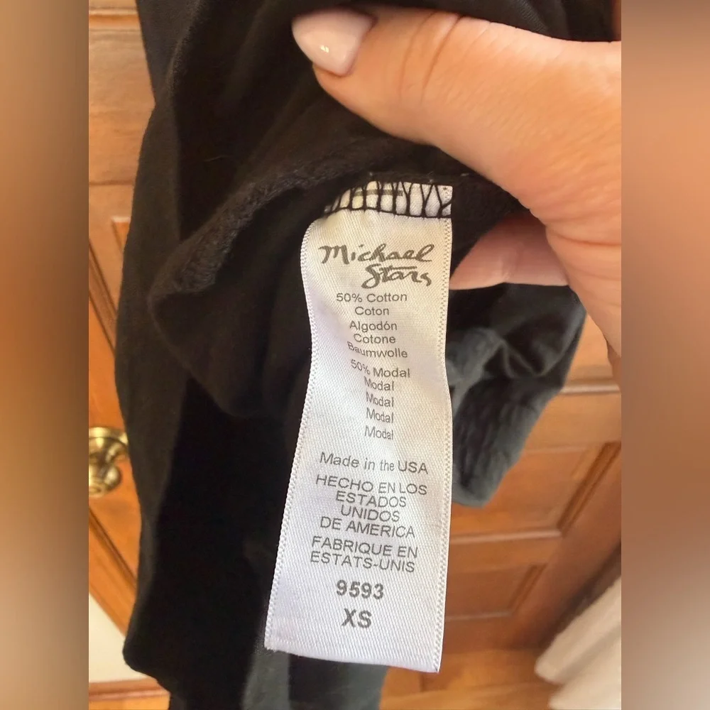 Michael Stars Black Sleeveless Romper